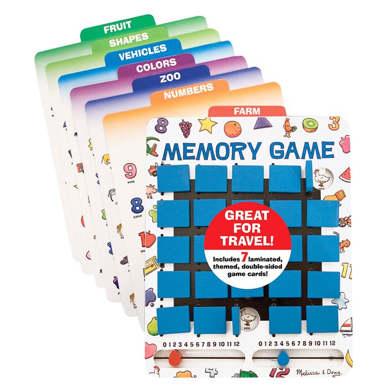 MELISSA & DOUG - Juego De Memoria Con Tablero Melissa & Doug