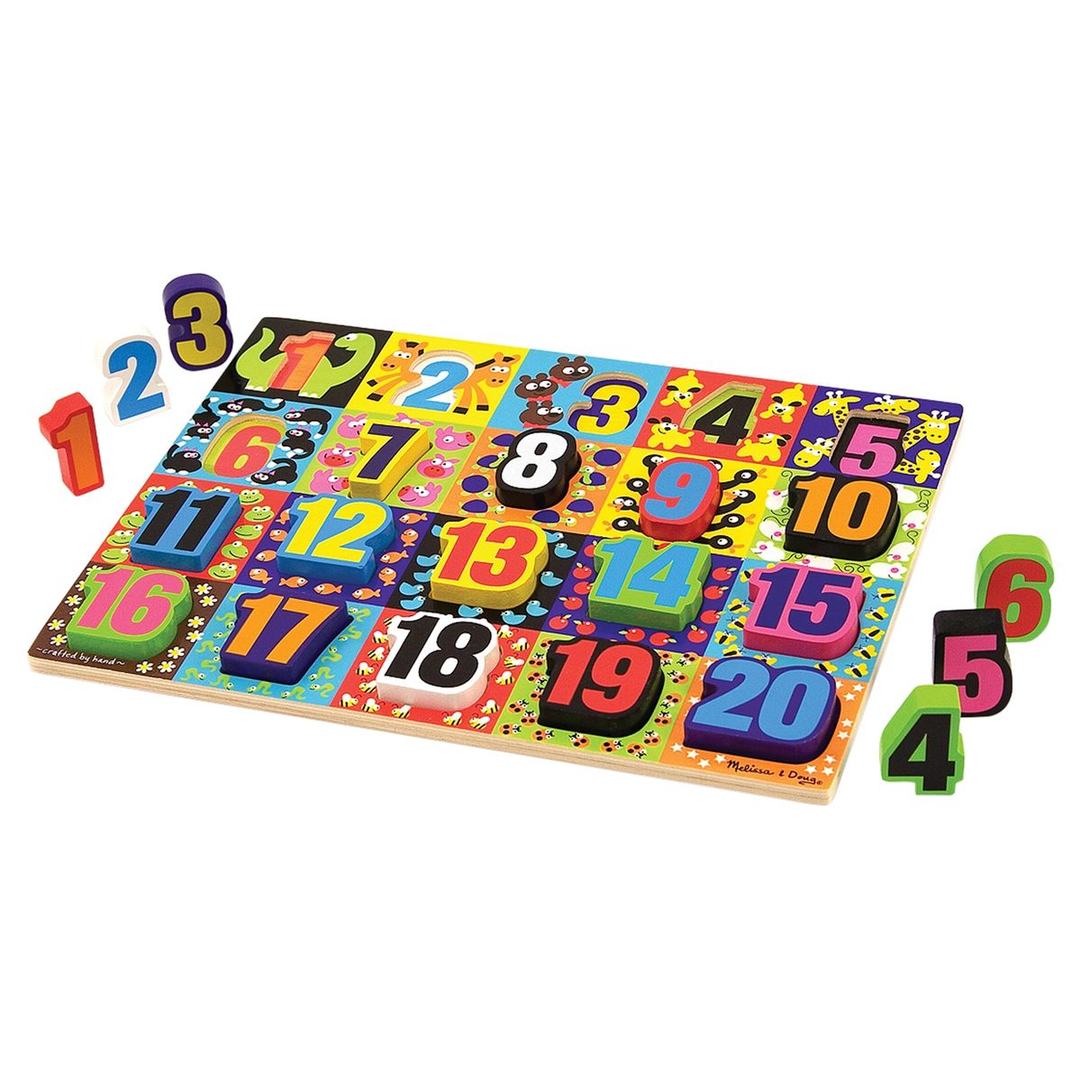 MELISSA & DOUG - Puzzle Encaje Números Melissa & Doug