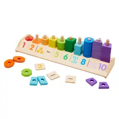 MELISSA & DOUG - Figuras Para Contar Madera