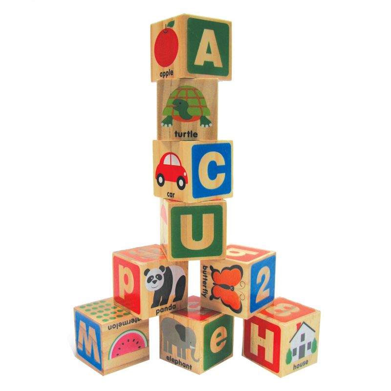 MELISSA & DOUG - Caramba Melissa Doug Cubos De Madera Abc 123