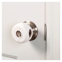 Bloqueador Puerta Manilla Blanca