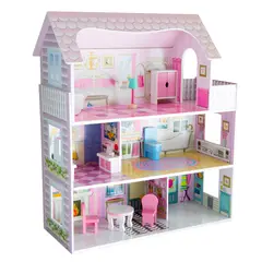 KIDSCOOL - Casa De Muñeca Pequena De Madera