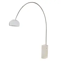 DISEÑO 3 - Lámpara Arco Acero Y Mármol