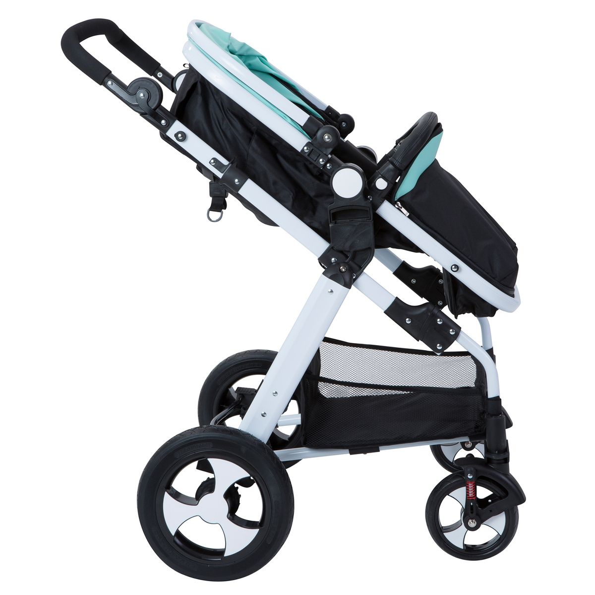 KIDSCOOL - Coche Cuna Plegable Celeste Kidscool