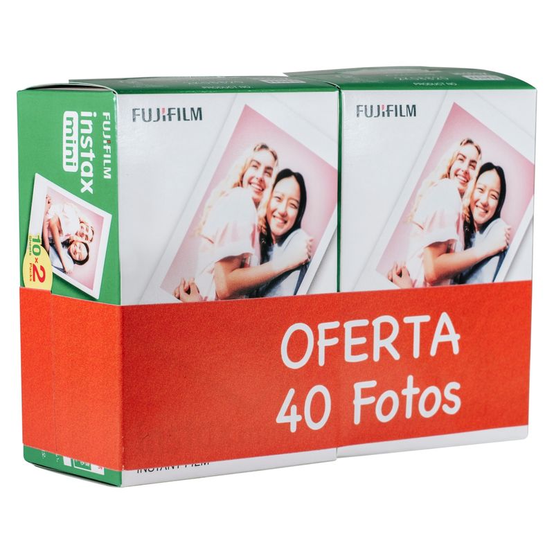 FUJI - Pack Película Instax Mini 2X20 Fuji