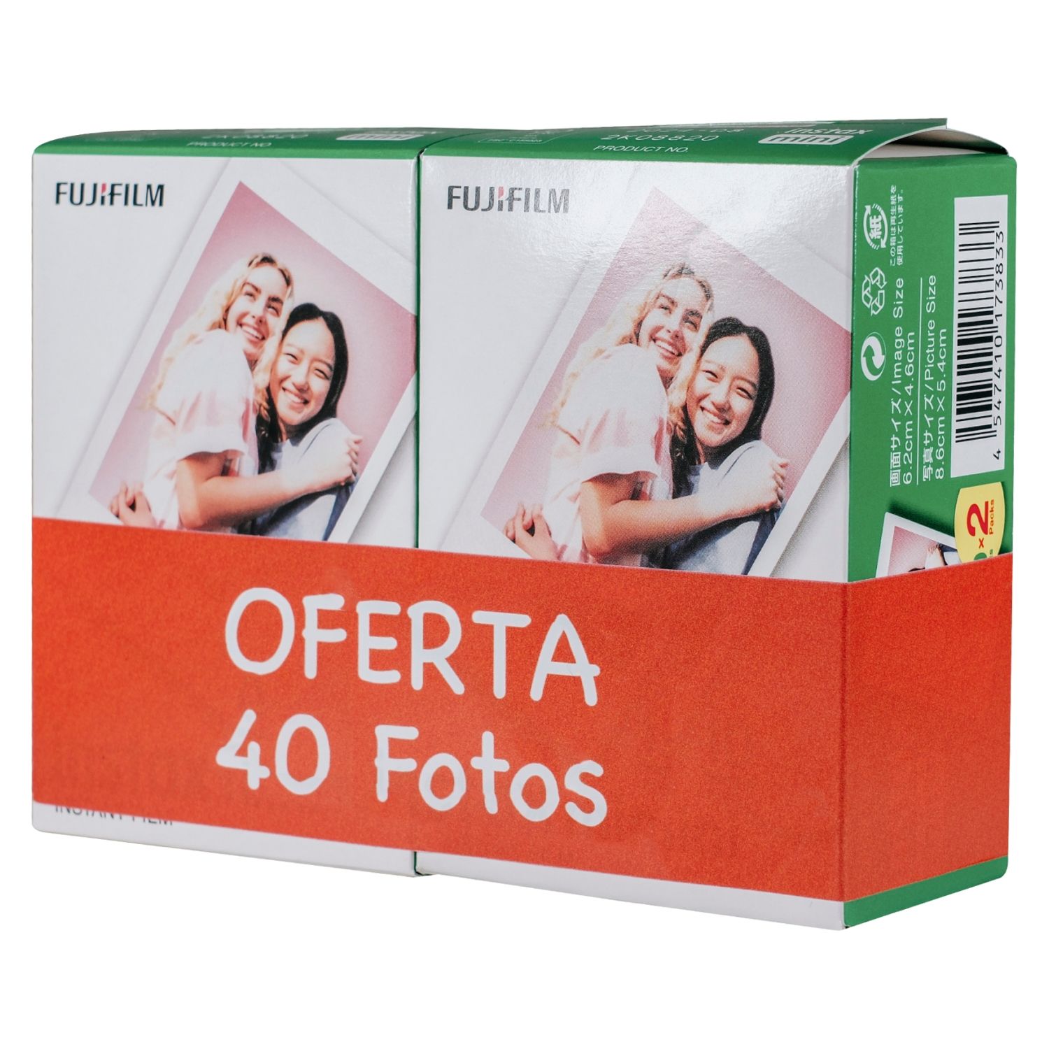 FUJI Pack Película Instax Mini 2X20 Fuji | Falabella Chile