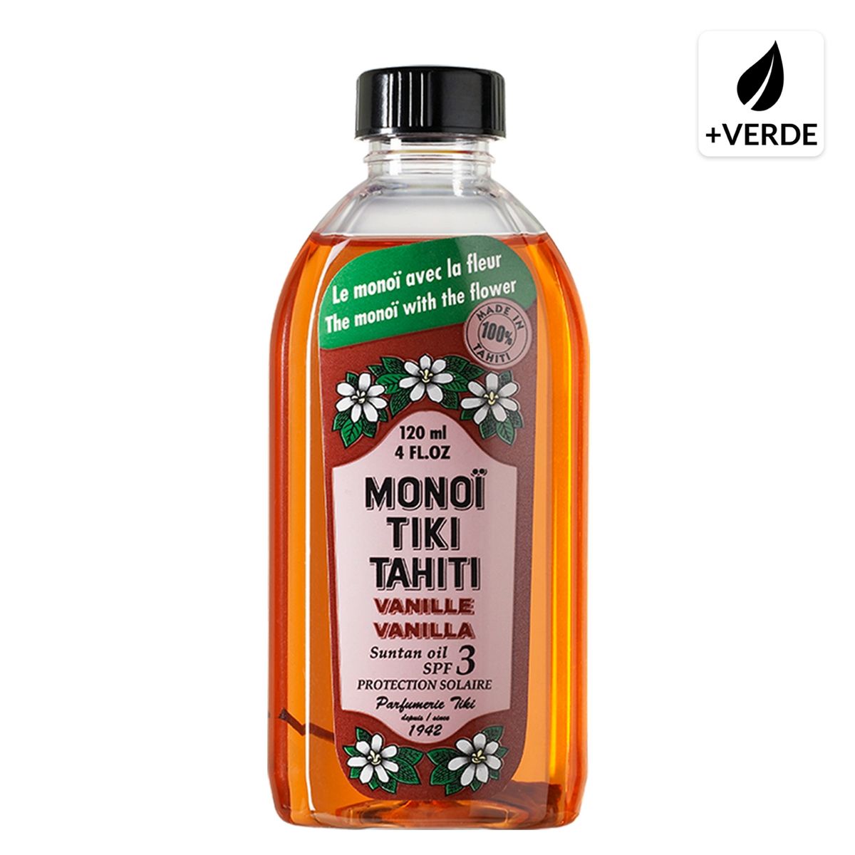 MONOI TIKI TAHITI - Aceite Bronceador De Monoi Vanilla MONOI Monoi Tiki Tahiti