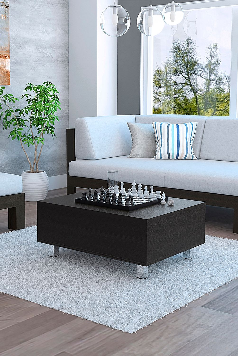 TUHOME - Mesa De Centro Gambia Rectangular Tuhome