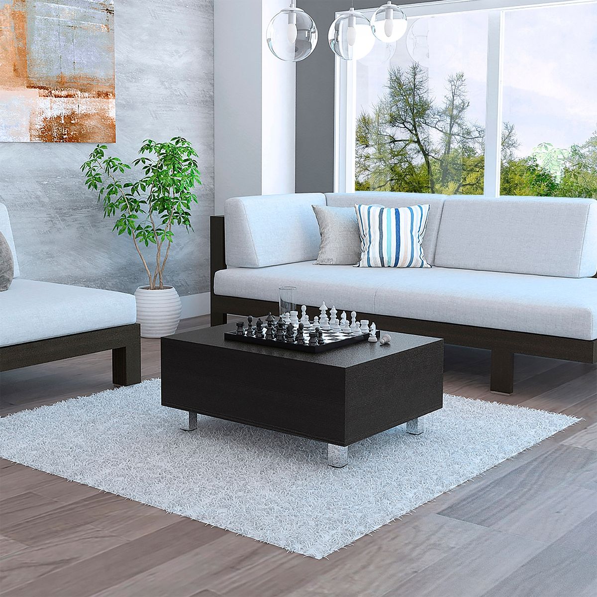 TUHOME - Mesa De Centro Gambia Rectangular Tuhome