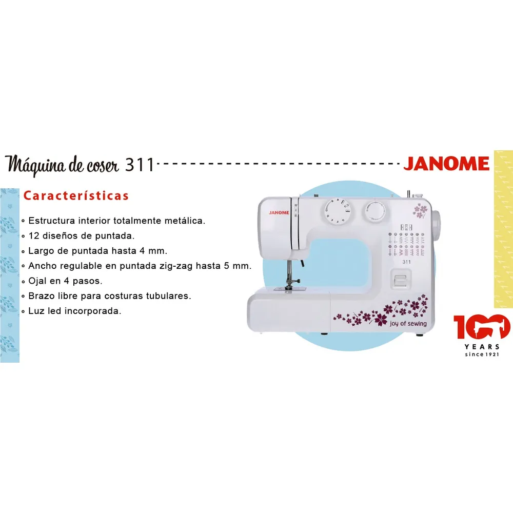 Janome 311 Blanco, foto 7