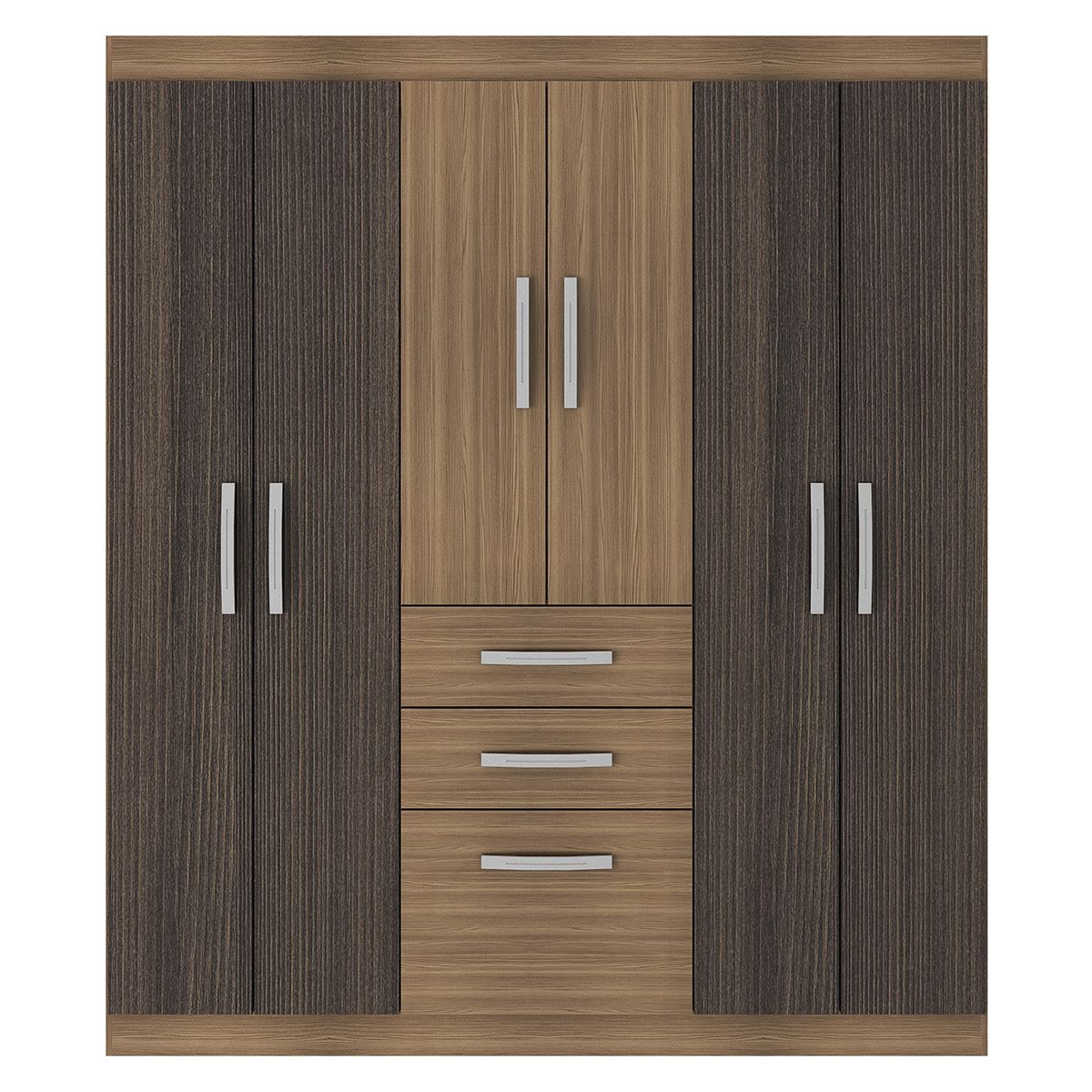 EXIT - Closet 6 Puertas 2 Cajones 1 Zapatero Bicolor Exit