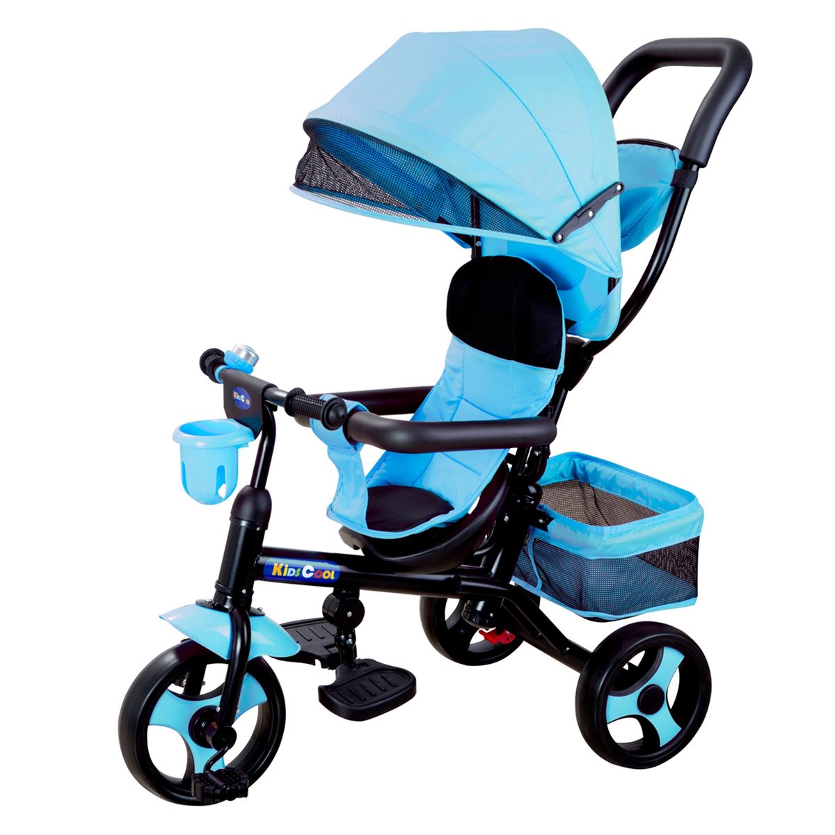 KIDSCOOL - Triciclo 4 Funciones En 1 Azul Kidscool