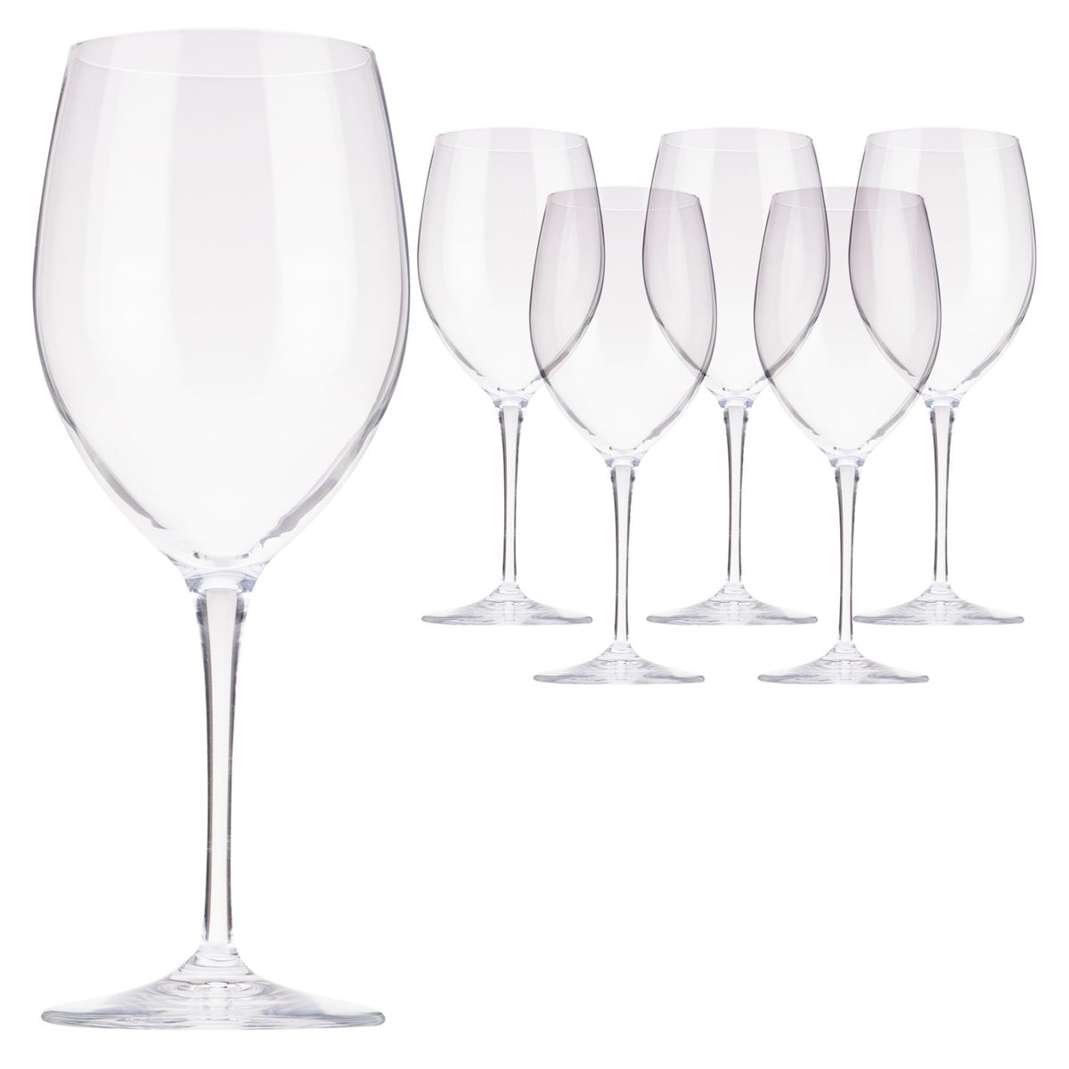 BORMIOLI - Set 6 Copas Vino Cristal Premium Bormioli