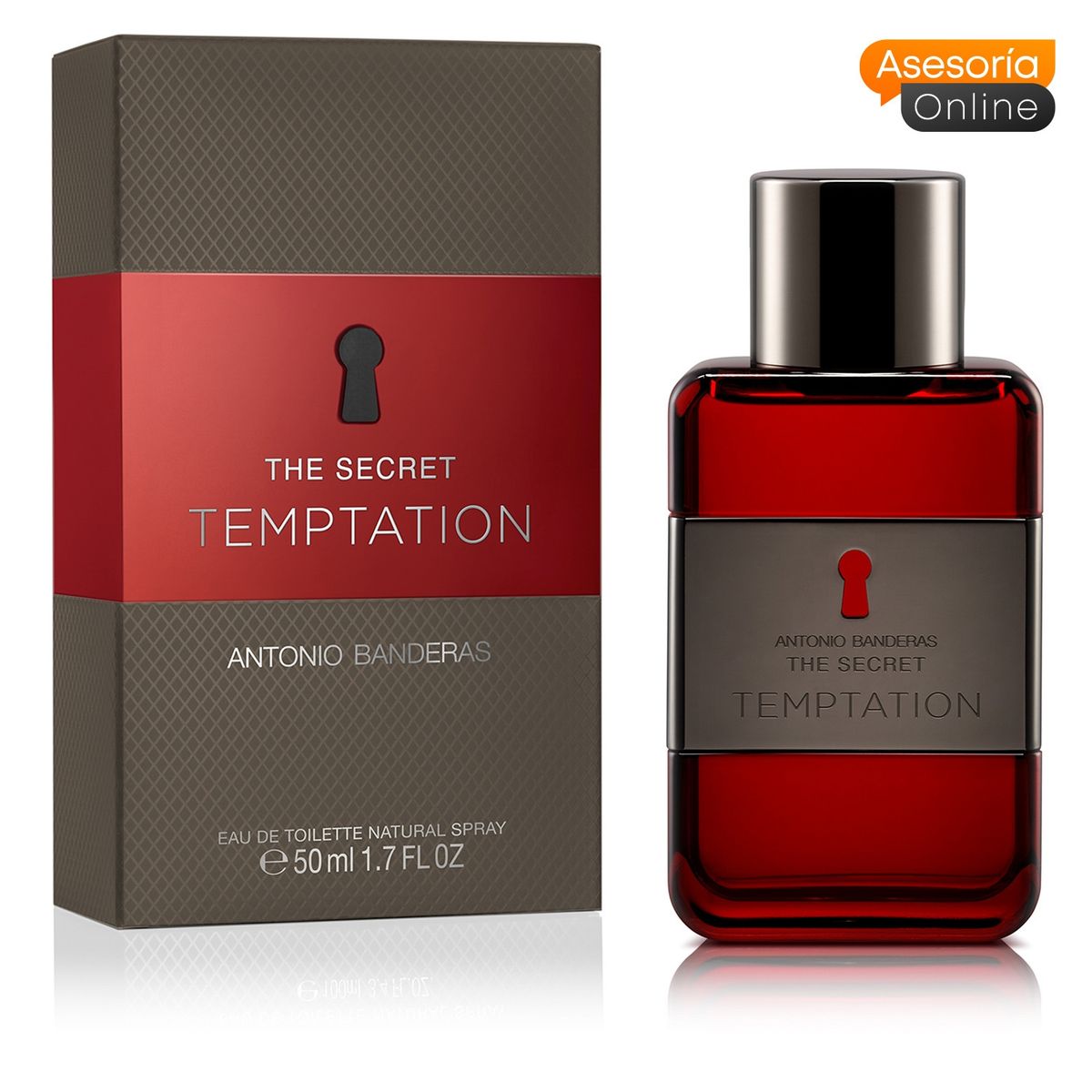 BANDERAS - Perfume Hombre The Secret Temptation EDT 50ml Vaporizador Antonio Banderas