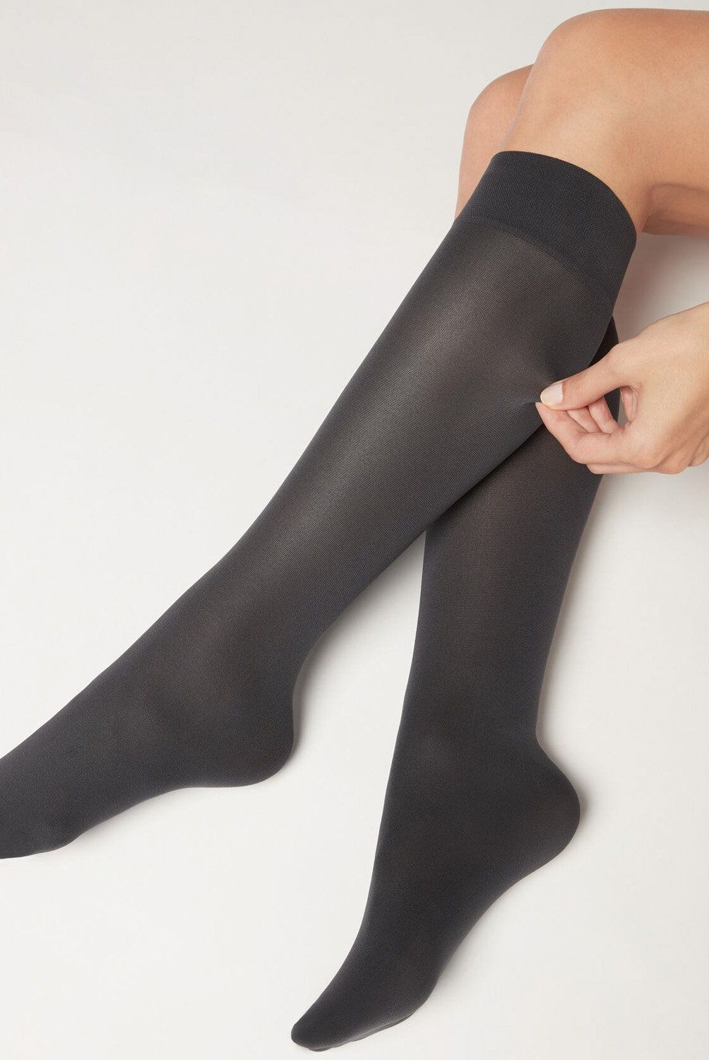 CALZEDONIA - Medias a La Rodilla en Microfibra Opacas 60 Deniers Mujer Calzedonia