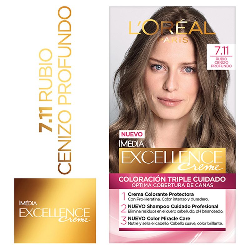 EXCELLENCE - Excellence 7.11 Rubio Ceniza Profundo