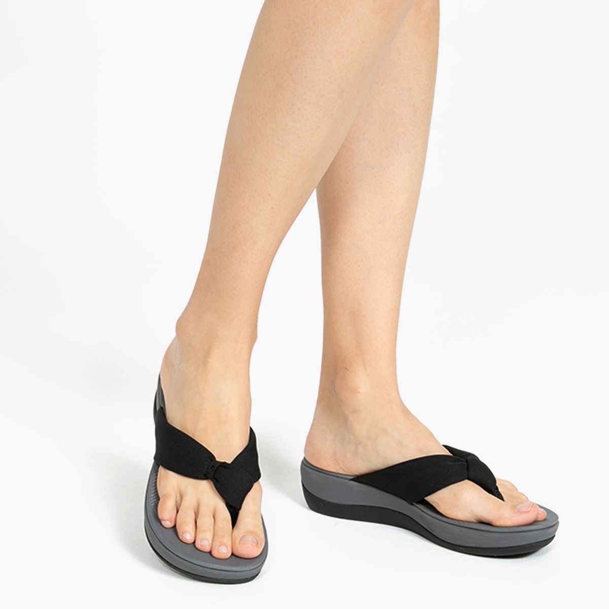 CLARKS - Sandalia Mujer Negro Clarks