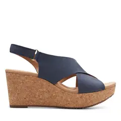 CLARKS - Sandalia Mujer Azul