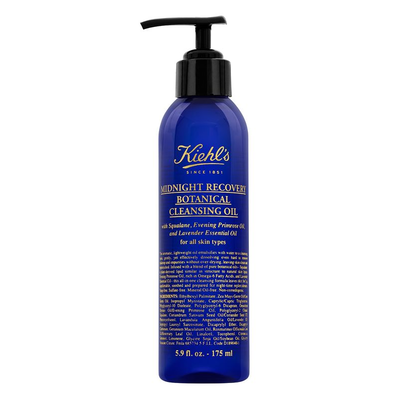 KIEHLS - Limpiador Facial Midnight Recovery Cleansing Oil 175 ml Kiehls