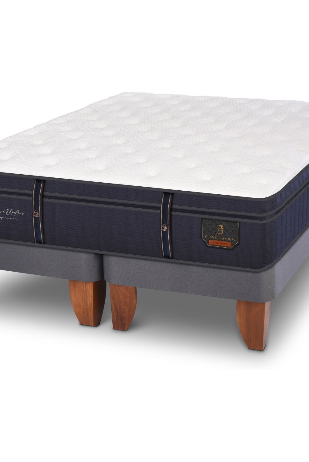 CIC - Cama Europea Grand Premium Super King X 2.00Mt Base Dividida Cic