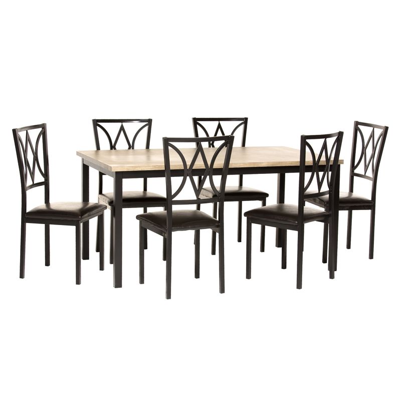 DECOMUEBLES - Juego de Comedor 6 Sillas Caracas