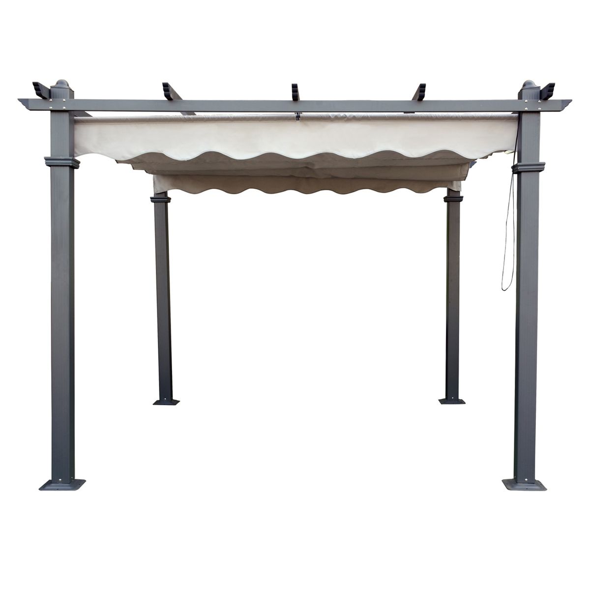 SPAZZIO - Gazebo Roma Retráctil 3X3 Spazzio