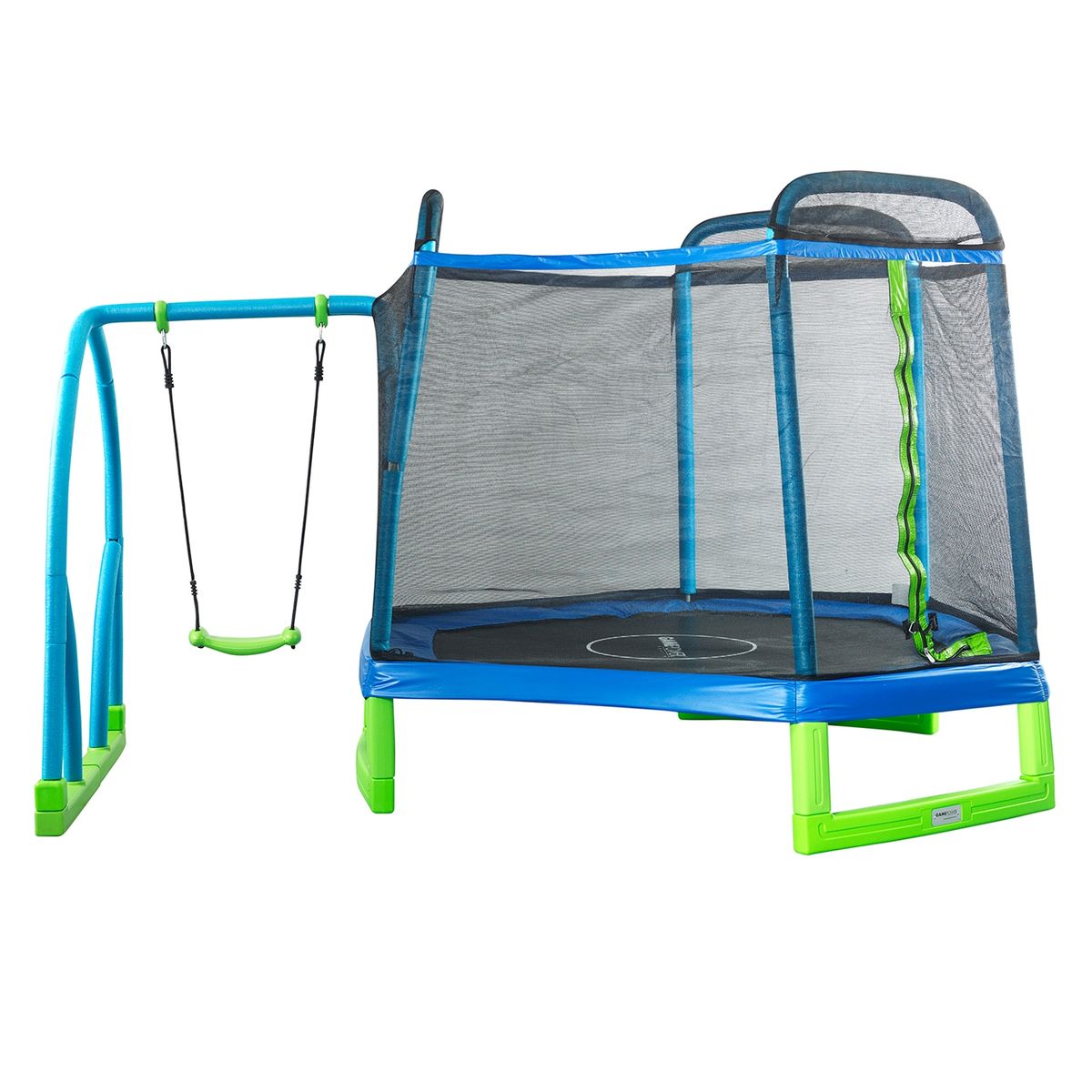 GAME POWER - Cama Elástica con Columpio Game Power