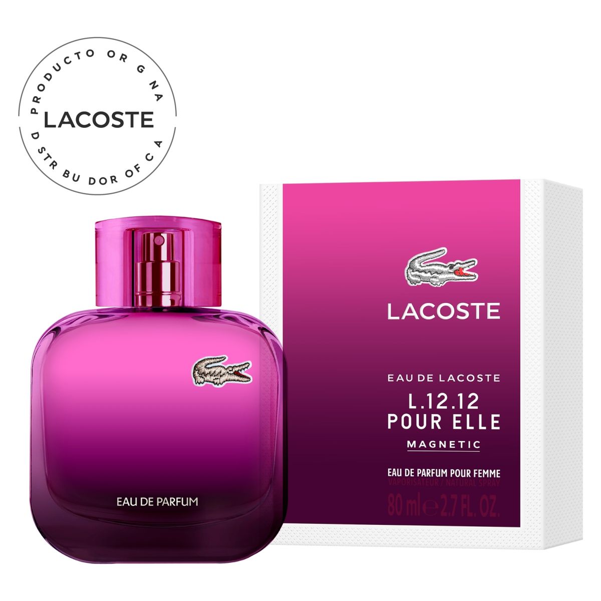 LACOSTE - Lacoste L.12.12 Pour Elle Magnetic EDP 80 ml