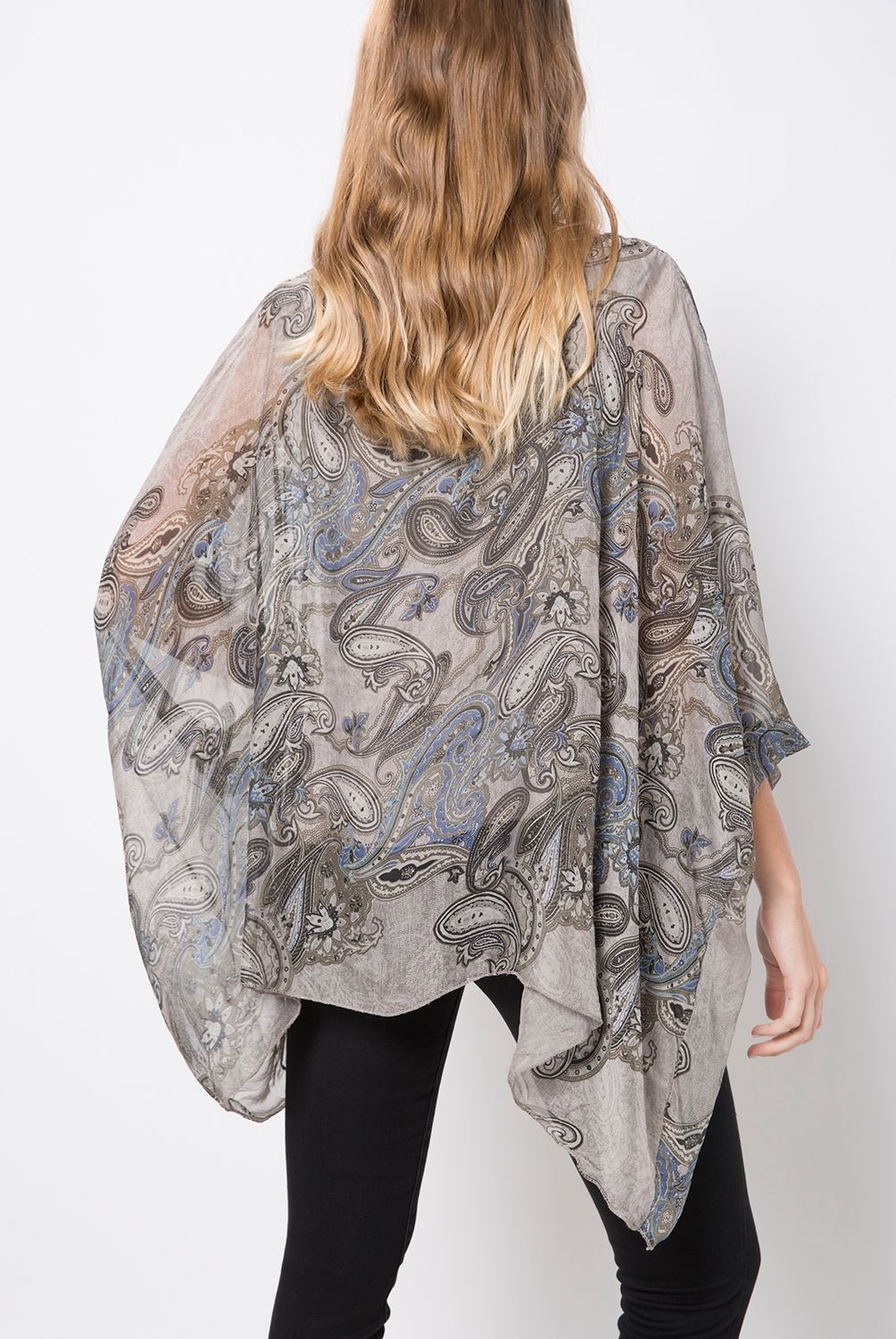 LINEATRE - Blusa Rectagular con Manga Murciélago