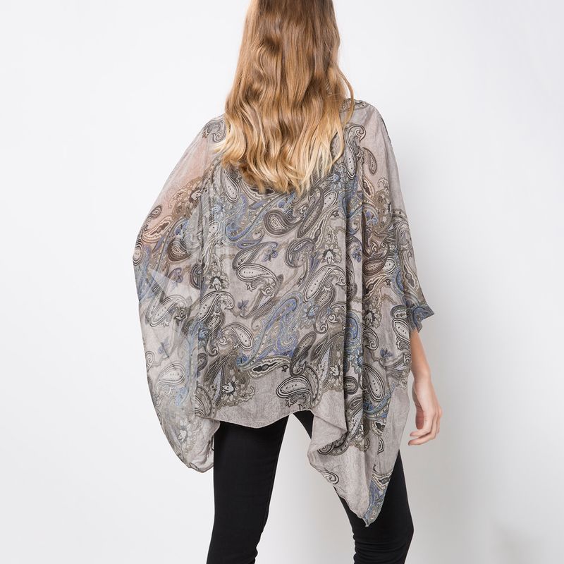 LINEATRE - Blusa Rectagular con Manga Murciélago