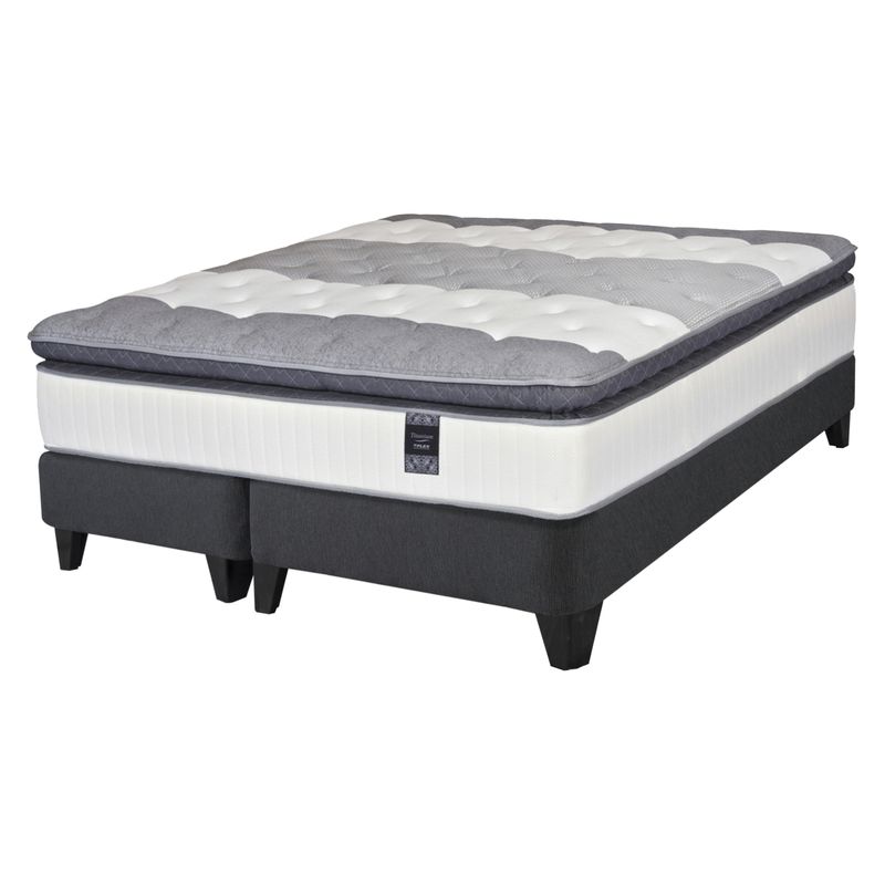 FLEX - Cama Europea Titanium 2 Plazas X 2.00Mt Base Dividida Flex