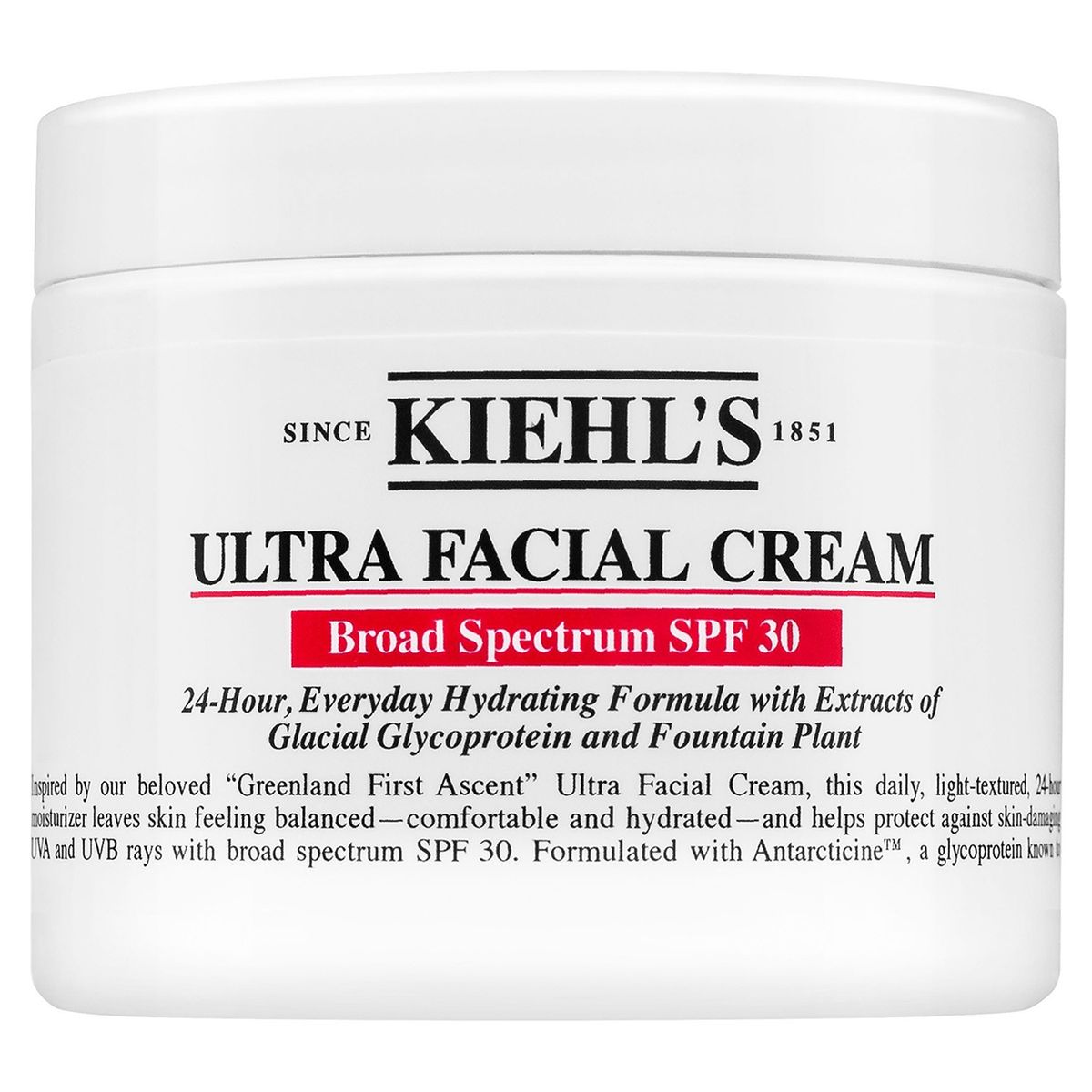 KIEHLS - Protector Solar Tratamiento Facial Ufc Spf 30 Eu/Asia 50 Ml Kiehls
