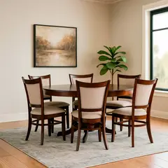 CIC - Juego De Comedor Calabria 6 Sillas Con Extensión