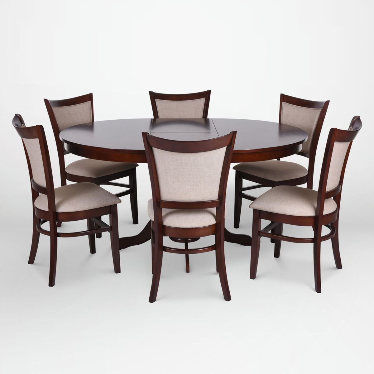 CIC - Juego De Comedor Calabria 6 Sillas Con Extensión Cic