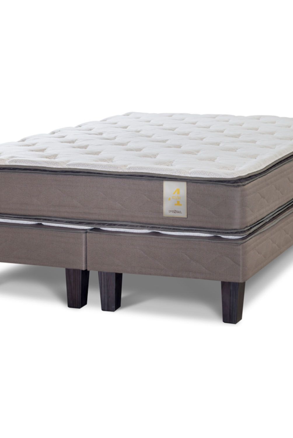 ROSEN - Cama Europea New Style 4 2 Plazas BD 150 x 200 cm