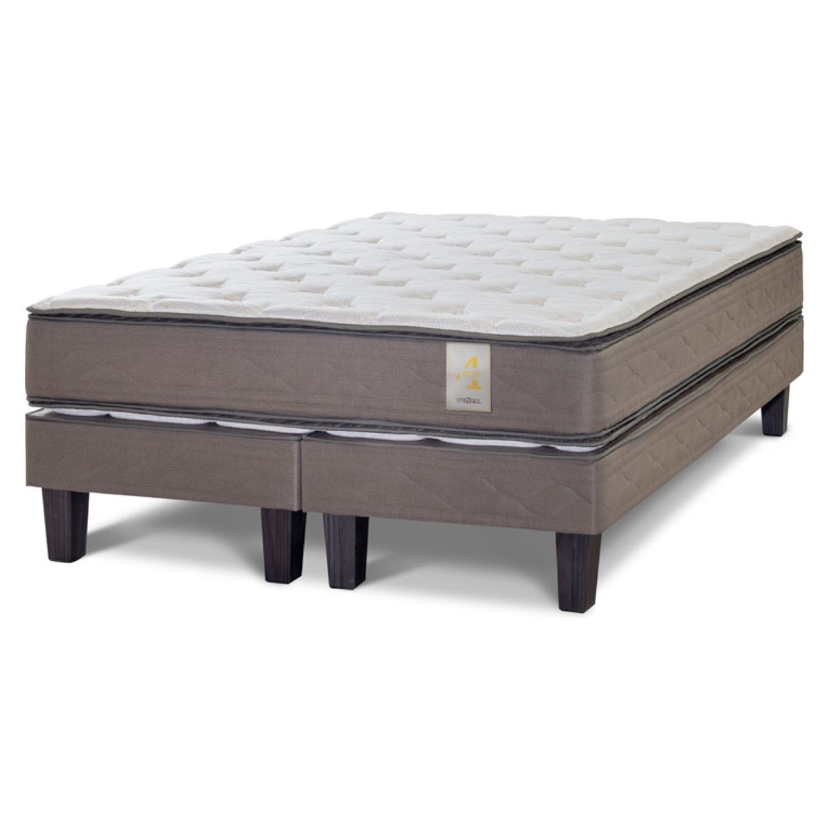 ROSEN - Cama Europea New Style 4 2 Plazas BD 150 x 200 cm