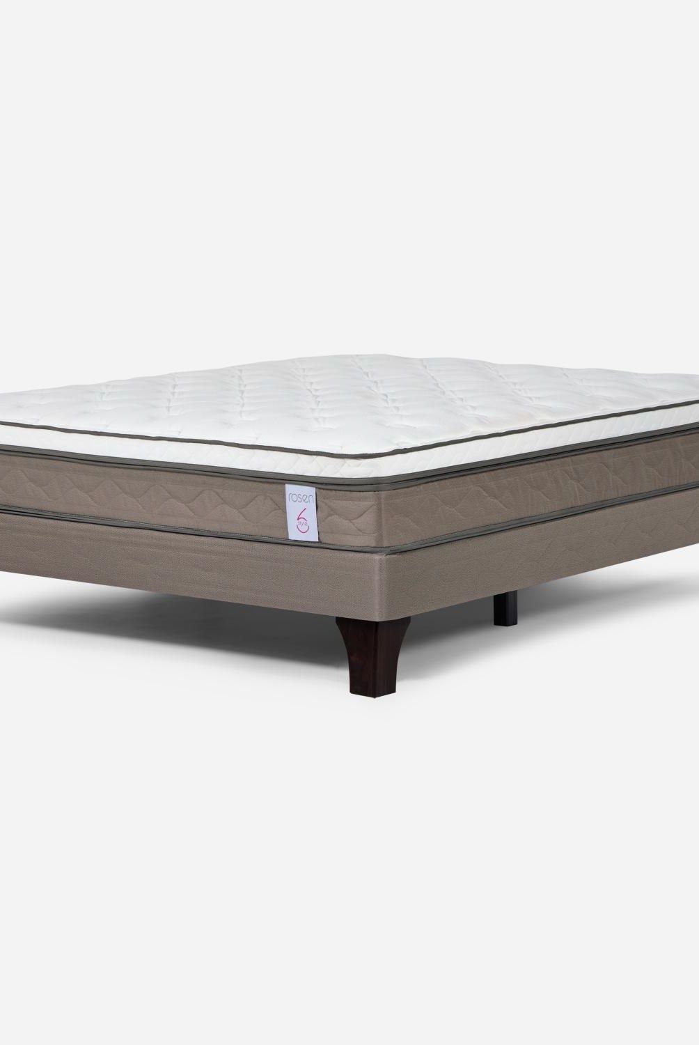ROSEN - Cama Europea New Style 6 2 Plazas X 2.00Mt Base Normal Rosen