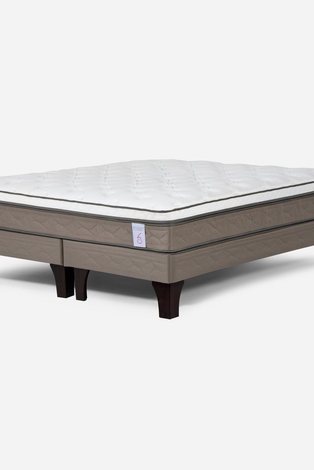 ROSEN - Cama Europea New Style 6 2 Plazas X 2.00Mt Base Dividida Rosen