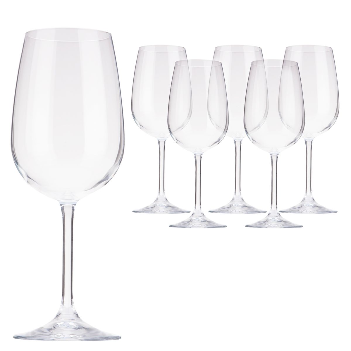 BORMIOLI - Set 6 Copas Cristal Riserva Bormioli