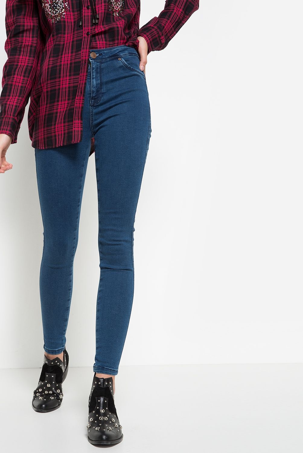 AMERICANINO - Americanino Jeans Skinny Tiro Medio Mujer