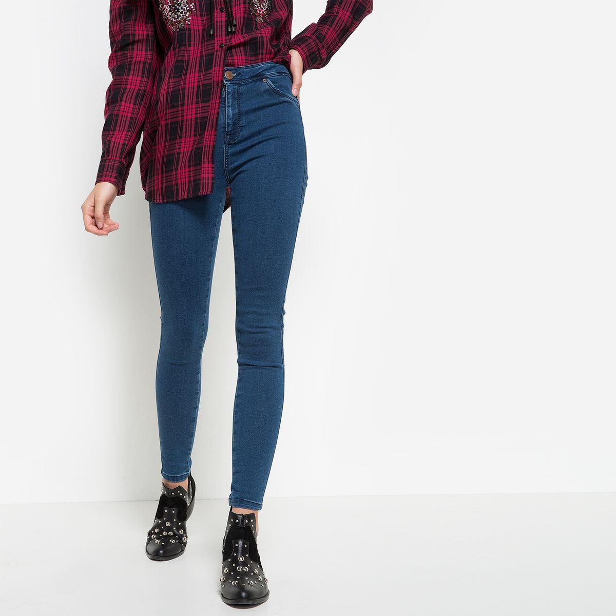 AMERICANINO - Jeans Skinny Tiro Medio Mujer Americanino