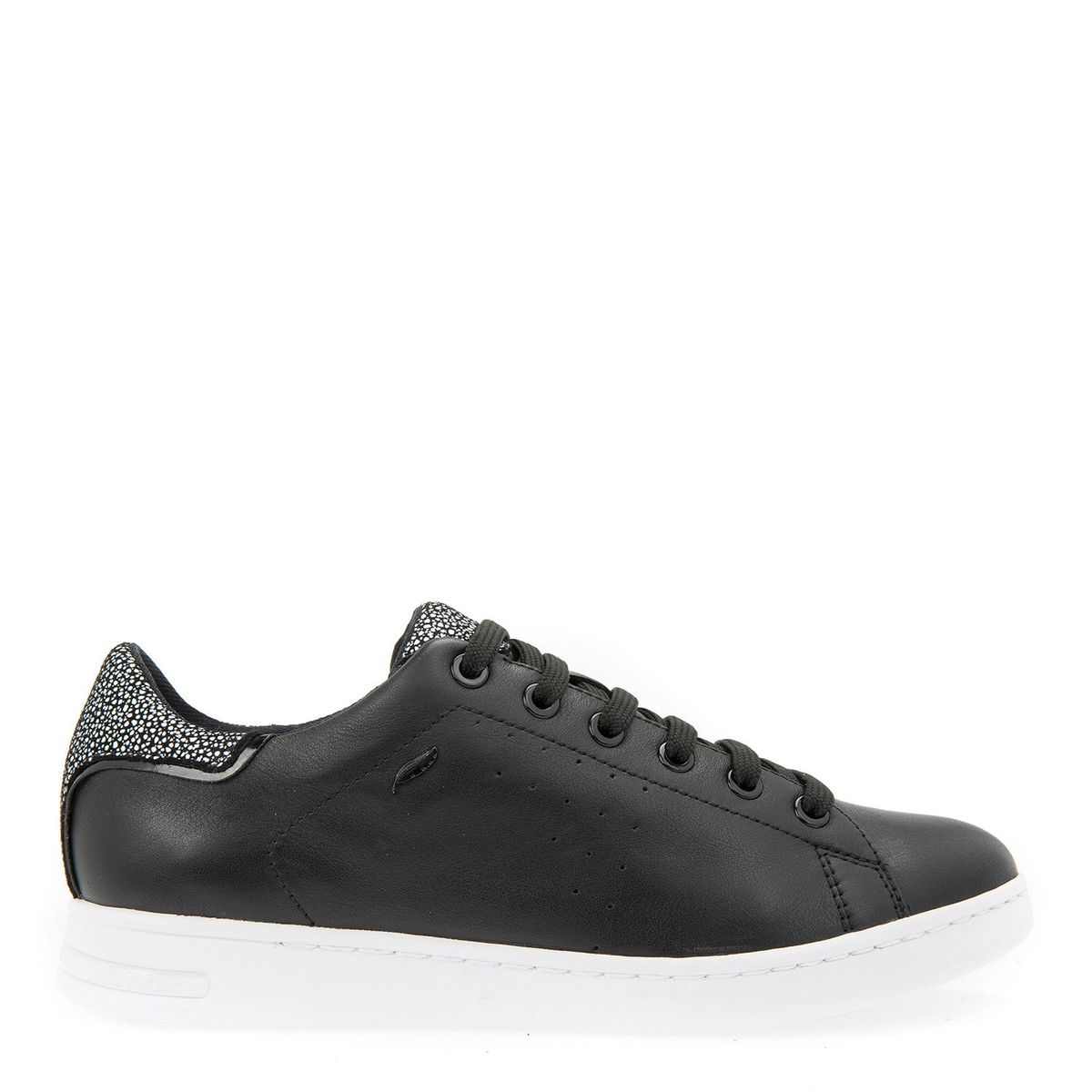 GEOX - Zapatilla Urbana Mujer Cuero Negra Geox