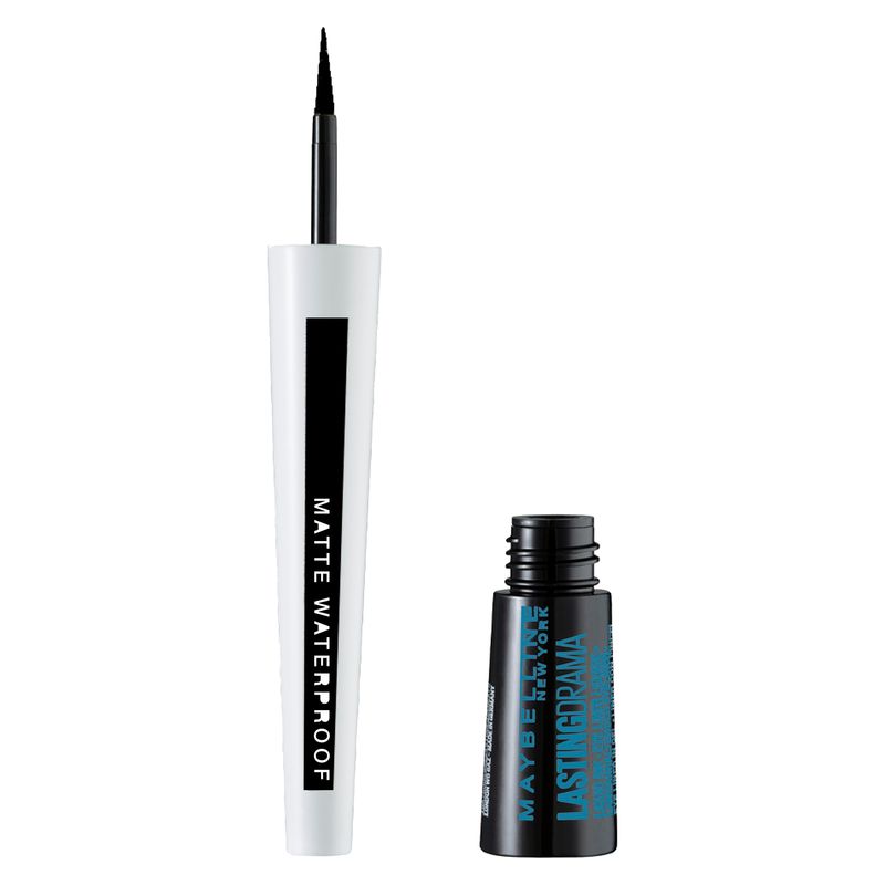 MAYBELLINE - Delineador Ojos Liquido Lasting Drama 12 Wtp Black Master Ink Maybelline