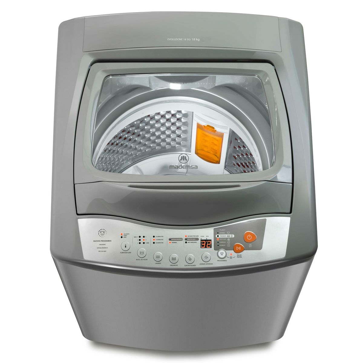MADEMSA - Lavadora Automática 18 kg Evoluzione 18SXG