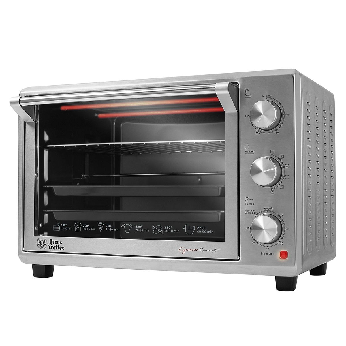 URSUS TROTTER - Horno Eléctrico 38 Lts 1800 W UT-BACKOFEN Ursus Trotter