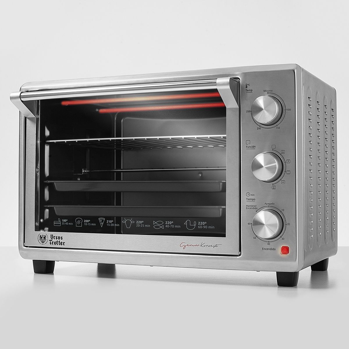 URSUS TROTTER - Horno Eléctrico 38 Lts 1800 W UT-BACKOFEN Ursus Trotter