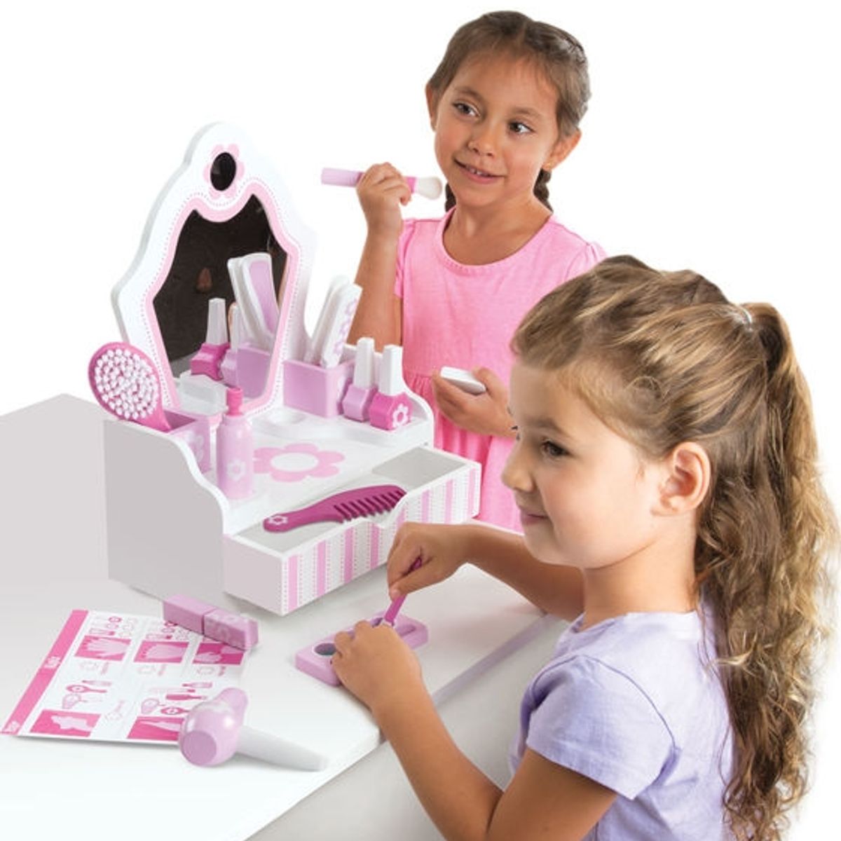 MELISSA & DOUG - Melissa & Doug Tocador De Madera Blanco