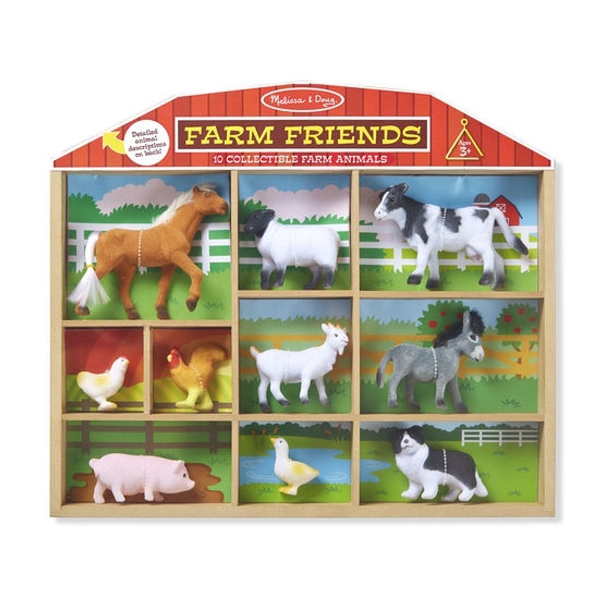 MELISSA & DOUG - Set Animales De La Granja Coleccionables Melissa & Doug