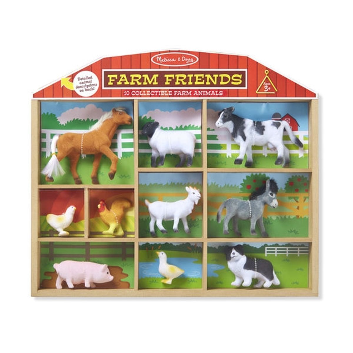 MELISSA & DOUG - Set Animales De La Granja Coleccionables Melissa & Doug