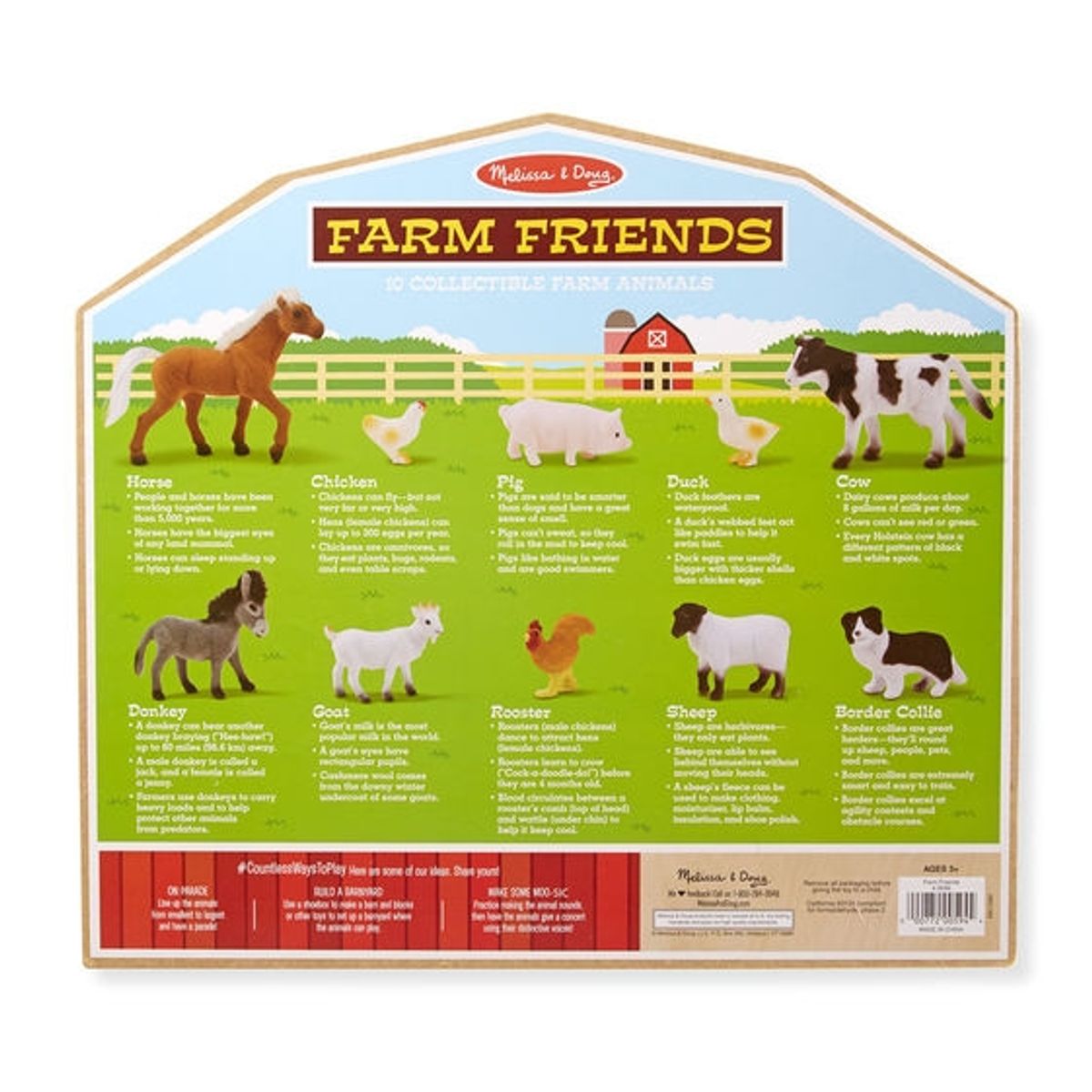 MELISSA & DOUG - Set Animales De La Granja Coleccionables Melissa & Doug